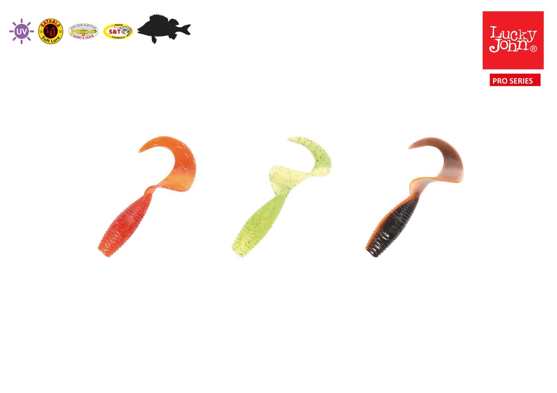 Lucky John J.I.B. TAIL 1.5'' 3.8cm Lrf Silikon Yem