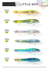 NANIWAOSAKASHI LITTLE BOY 100MM 11GR SU ÜSTÜ MAKET YEM