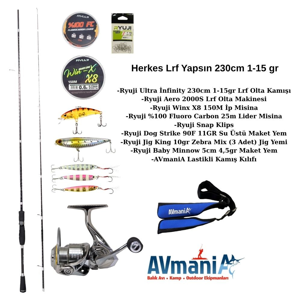 Herkes Lrf Yapsın Olta Seti 230cm 1-15gr