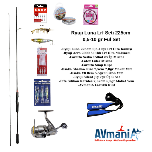 Ryuji Lrf İle Başlıyorum Olta Seti 225cm 0,5-10gr