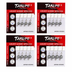 TAKUMI JİGHEAD LRF MAFSALLI NİCKEL 4 LÜ PAKET