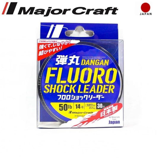 MC Dangan Fluoro Shock Leader DFL-14/0.617mm./50Lb/23.1kg/30mt