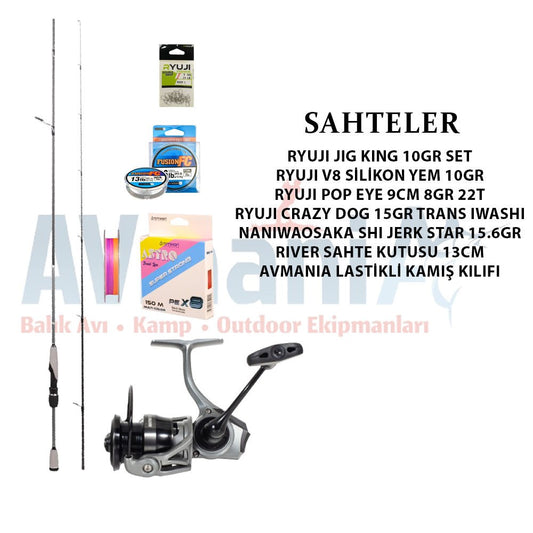 Ryuji Matrix Light Spin Seti 240cm 4-30gr