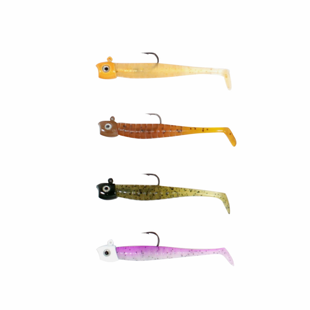 RYUJİ MEBARU MICRO SHAD 65MM 3.8GR NATURAL MIX SİLİKON YEM