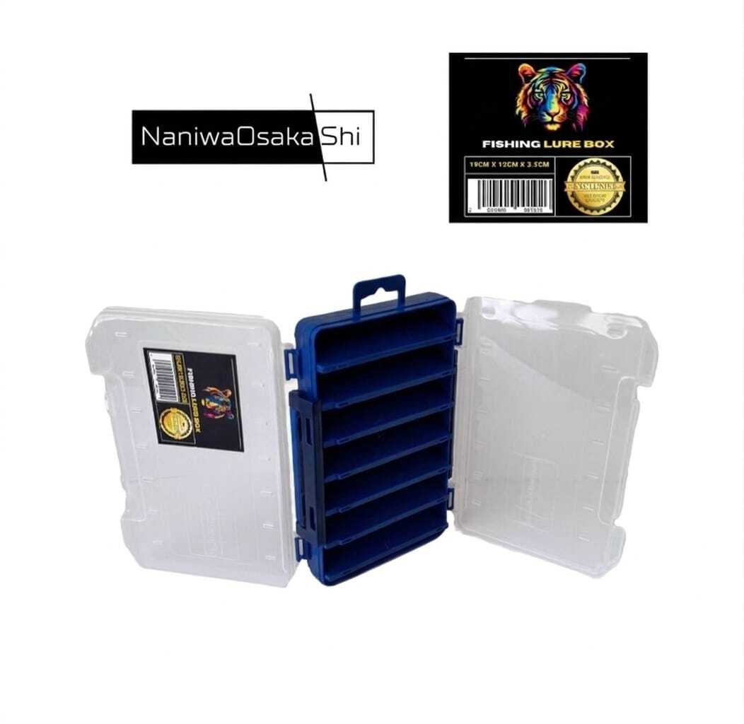 NANIWAOSAKASHI FISHING LURE BOX MAKET KUTUSU MAVI