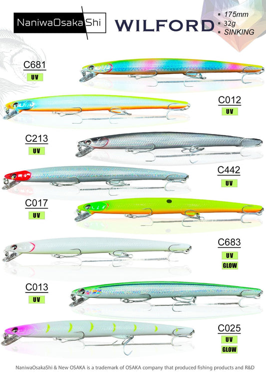 NANIWAOSAKASHI WILFORD 175MM 32G SINKING