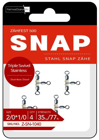NaniwaOsakaShi Zahfest500 Triple Swivel Stainless