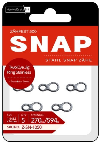 NaniwaOsakaShi Zahfest500 TwoEye JigRing Stainless