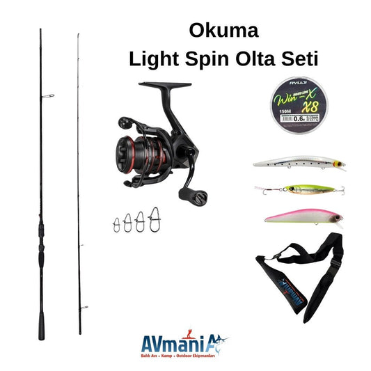 Okuma Light Spin Olta Seti 243cm 7-21gr
