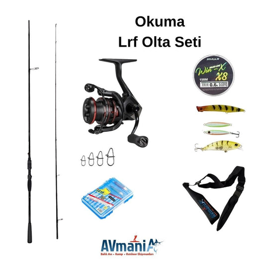 Okuma Lrf Olta Seti Süper Set 220cm 5-14gr