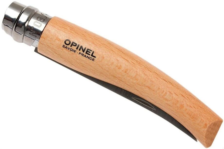Opinel Inox 8 No Kayın Saplı Fleto Paslanmaz Çelik Çakı