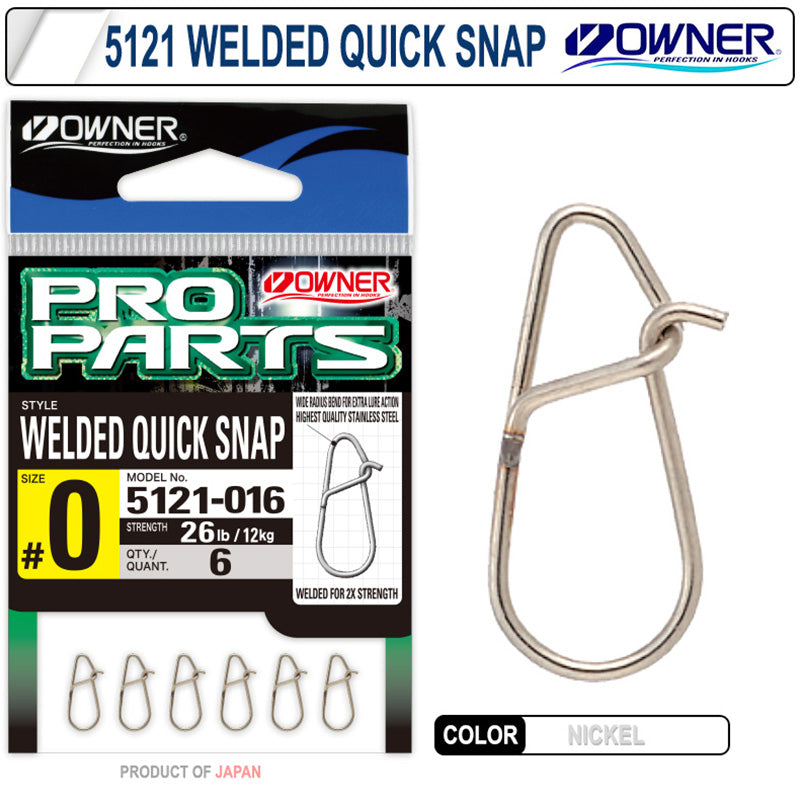 Owner 5121 WELDED QUICK SNAP SPİN KLİPS