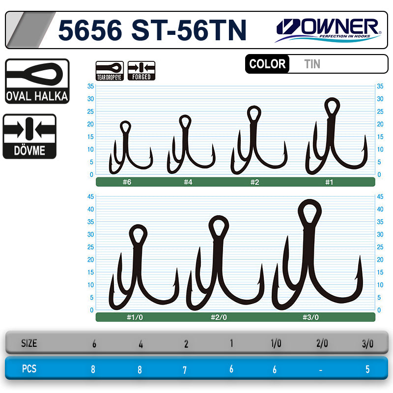 OWNER 5656 ST-56 TN ÜÇLÜ OLTA İĞNESİ