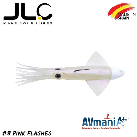 JLC Xipi Silikon Kalamar 180gr. 170mm #8 Pink Flashes