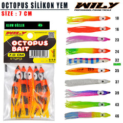 Portfish Octopus 7 cm Silikon Yem