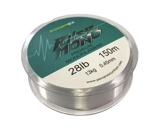 Powerex Pulse 150m. 0,30mm. 6.08kg. Carbon Monofilament Misina