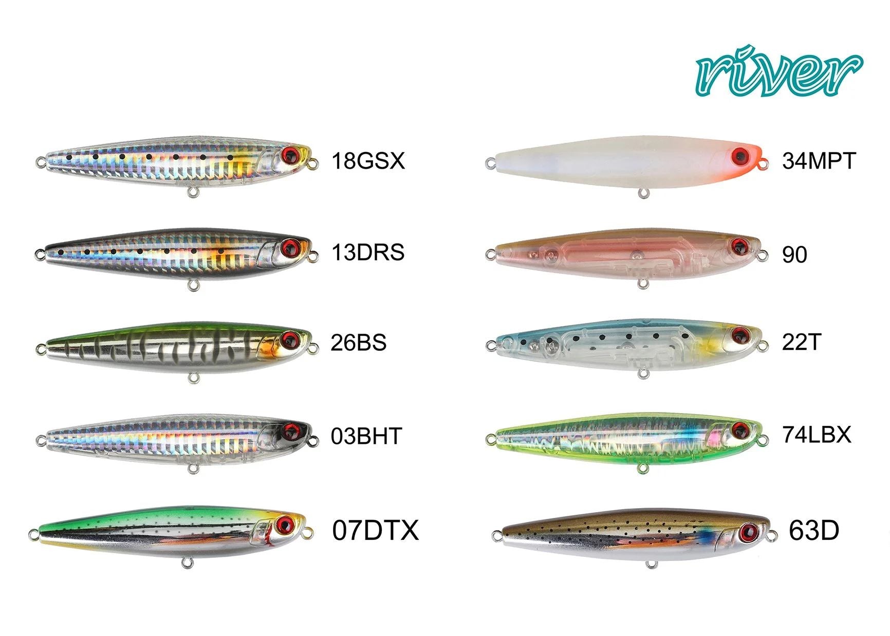 River Hippo Pen 90F 9 cm 11.8Gr Popper