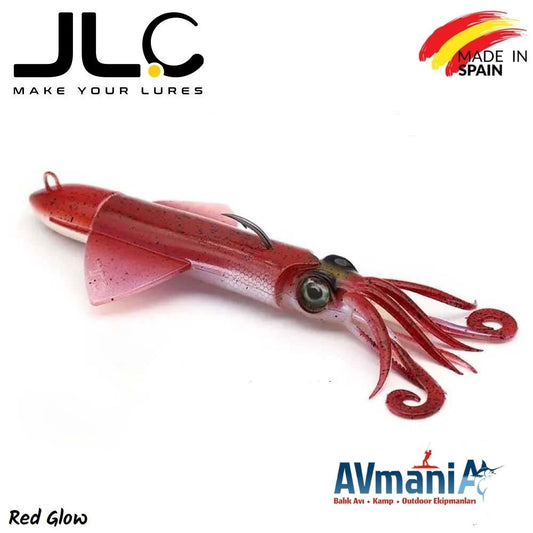 JLC Xipi Evo Silikon Kalamar 190gr. Kafa 170mm Vücut #1 Red Glow