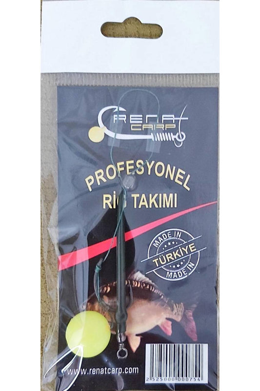 Renat Carp Sazan Rig Takım Elips Sarı Boncuk