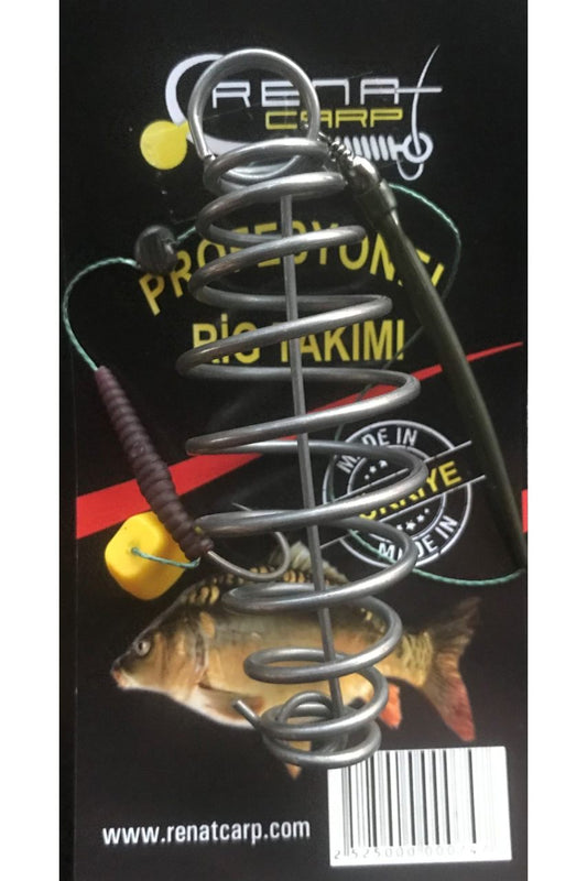 Renat Carp Sazan Rig Takım Yaylı Tek Mısır Sarı