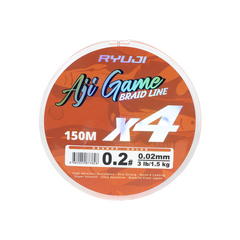 Ryuji Aji Game 4X 150m Orange İp Misina