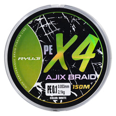 Ryuji Ajix Braid 4X 150m White İp Misina