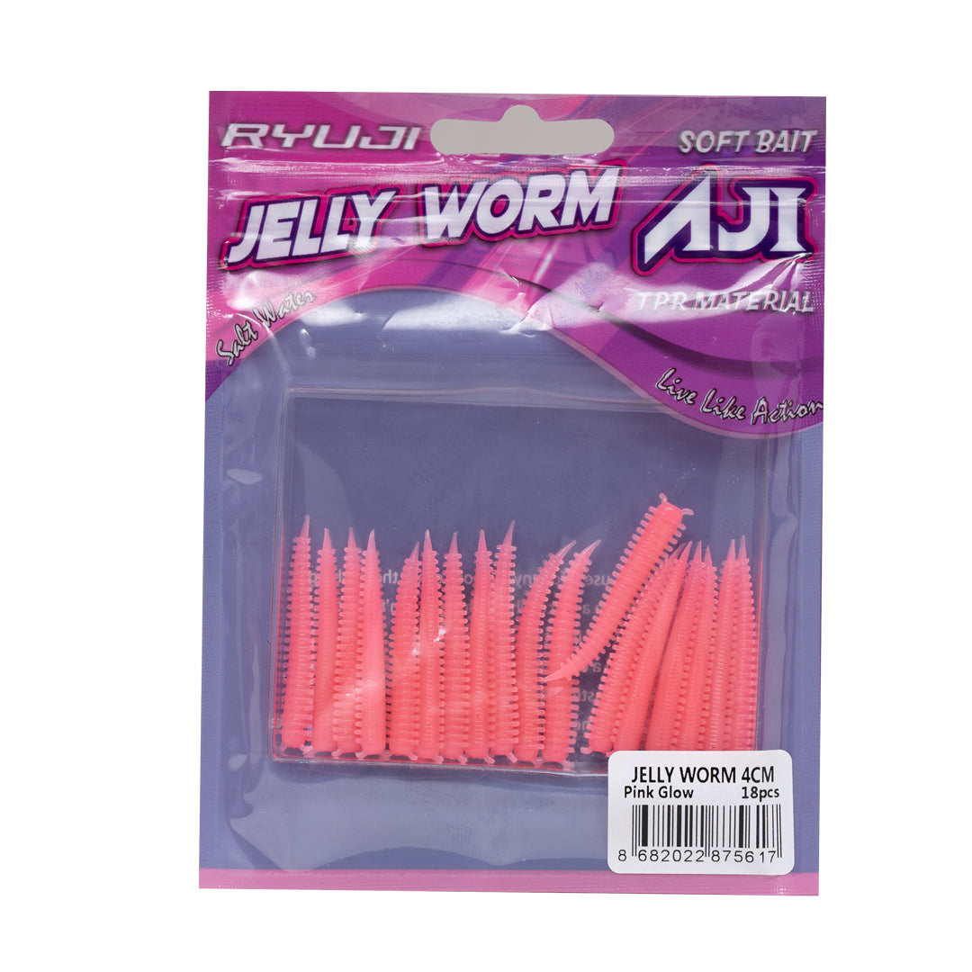 RYUJI JELLY WORM 4CM 18AD. LRF SİLİKON YEM KOKULU