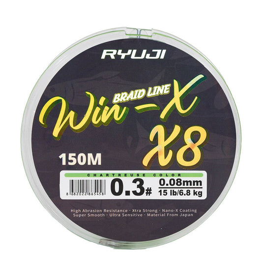 Ryuji Winx X8 150M Chartreuse İp Misina