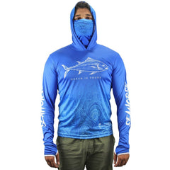 Sea Horse W.W Pro Angler Uv T-Shrt Sky B. XLarge