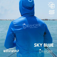 Sea Horse W.W Pro Angler Uv T-Shrt Sky B. XLarge