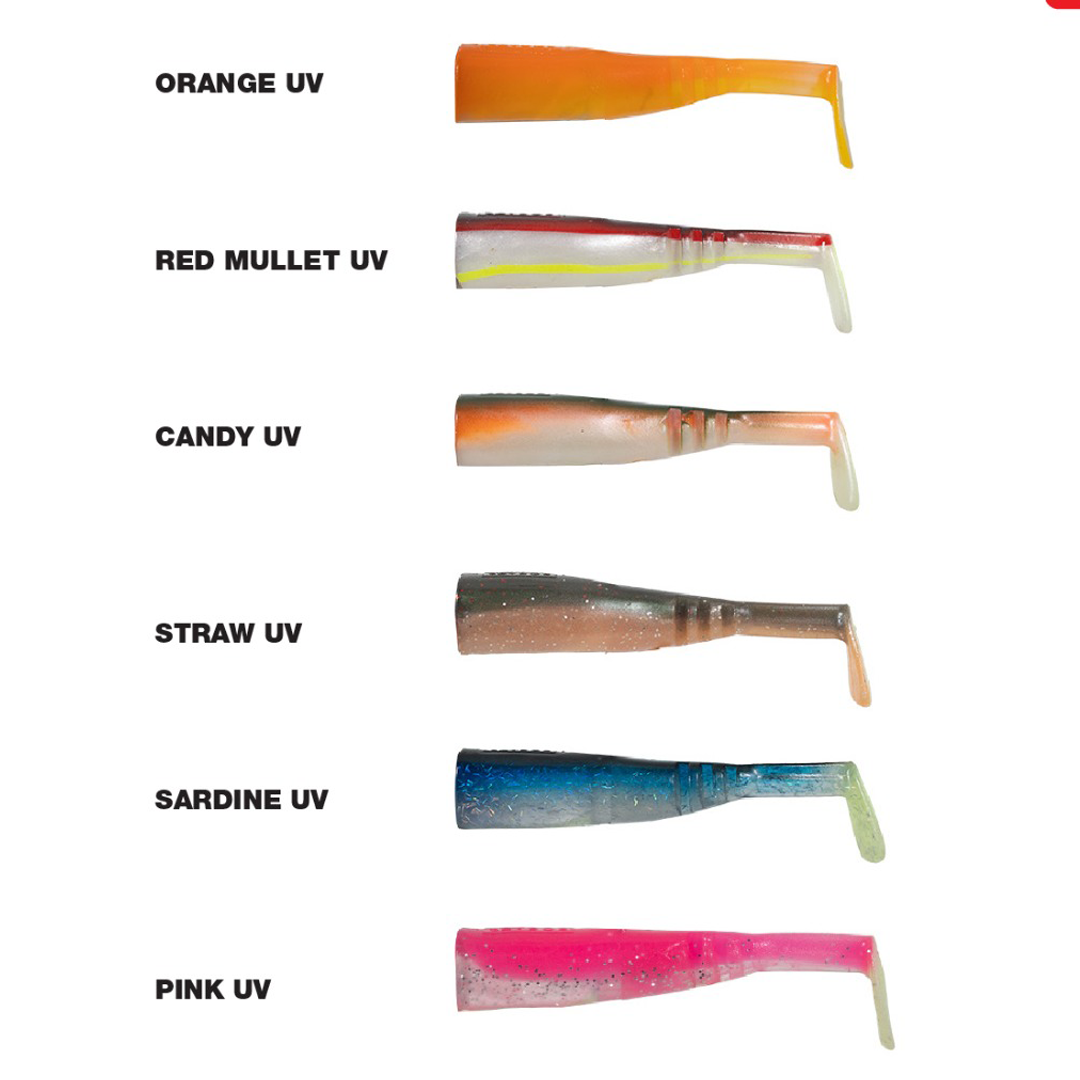 Seabor Lily Shad 9.3cm Yedek Silikon (3 AD)