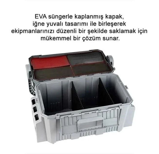 Shufa Plastik Malzeme Kutusu 33*23*24 Gri