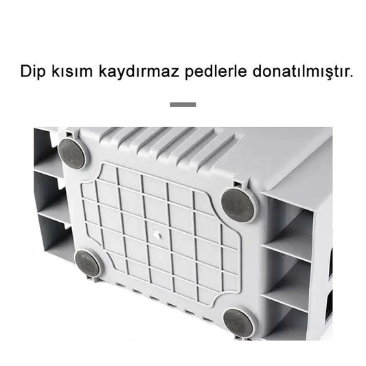 Shufa Plastik Malzeme Kutusu 45*25*26 Gri