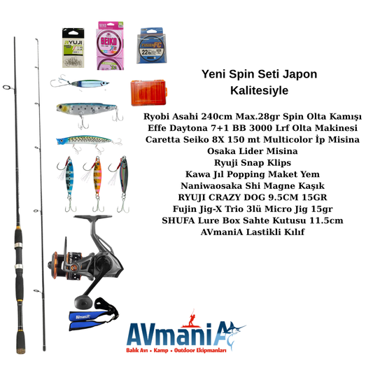 Yeni Spin Seti Japon Kalitesiyle Set 1 (240cm)