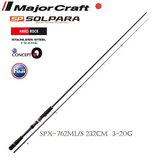 Major Craft Solpara New SPX-762ML/S 232cm 3-20gr Spin Olta Kamışı