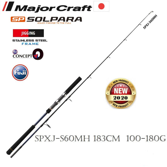 Major Craft Solpara New SPXJ-S60MH Jigging Kamış 183cm 100-180g