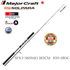Major Craft Solpara New SPXJ-S60MH Jigging Kamış 183cm 100-180g