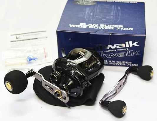Tailwalk Elan Super Wide Power 71BL Tai Rubber Baitcast Makine (Sol El)