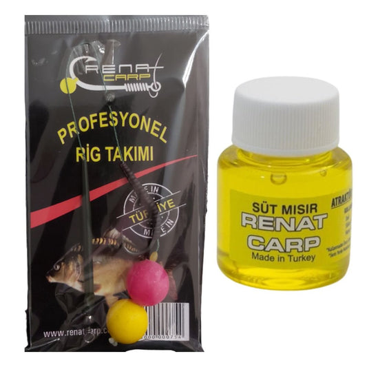 Renat Carp Atraktör ve Rig Set Süt Mısır