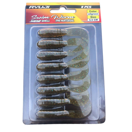 Ryuji Swim Worm 5.5 cm LRF Silikon Yem