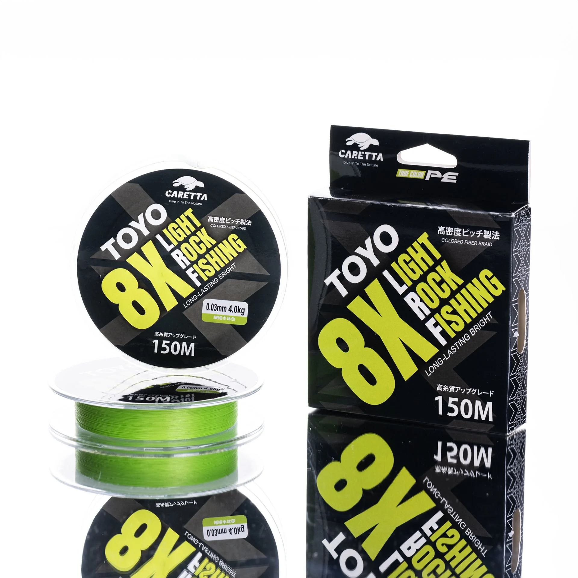 Caretta Toyo Green (Yeşil) 8X 150 mt Lrf İp Misina