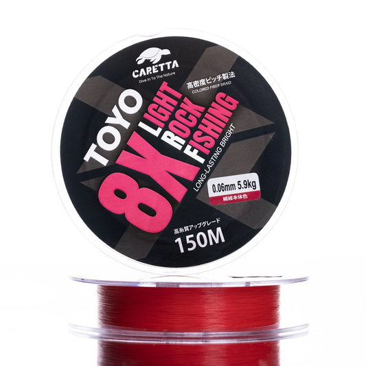 Caretta Toyo Red 8X 150 mt Lrf İp Misina