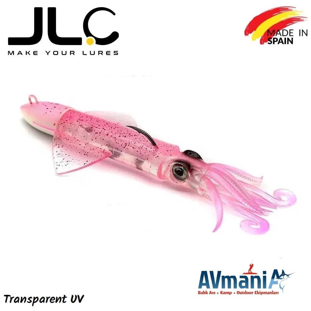JLC Xipi Evo Silikon Kalamar 130gr. Kafa 170mm Vücut #2 Transparent UV