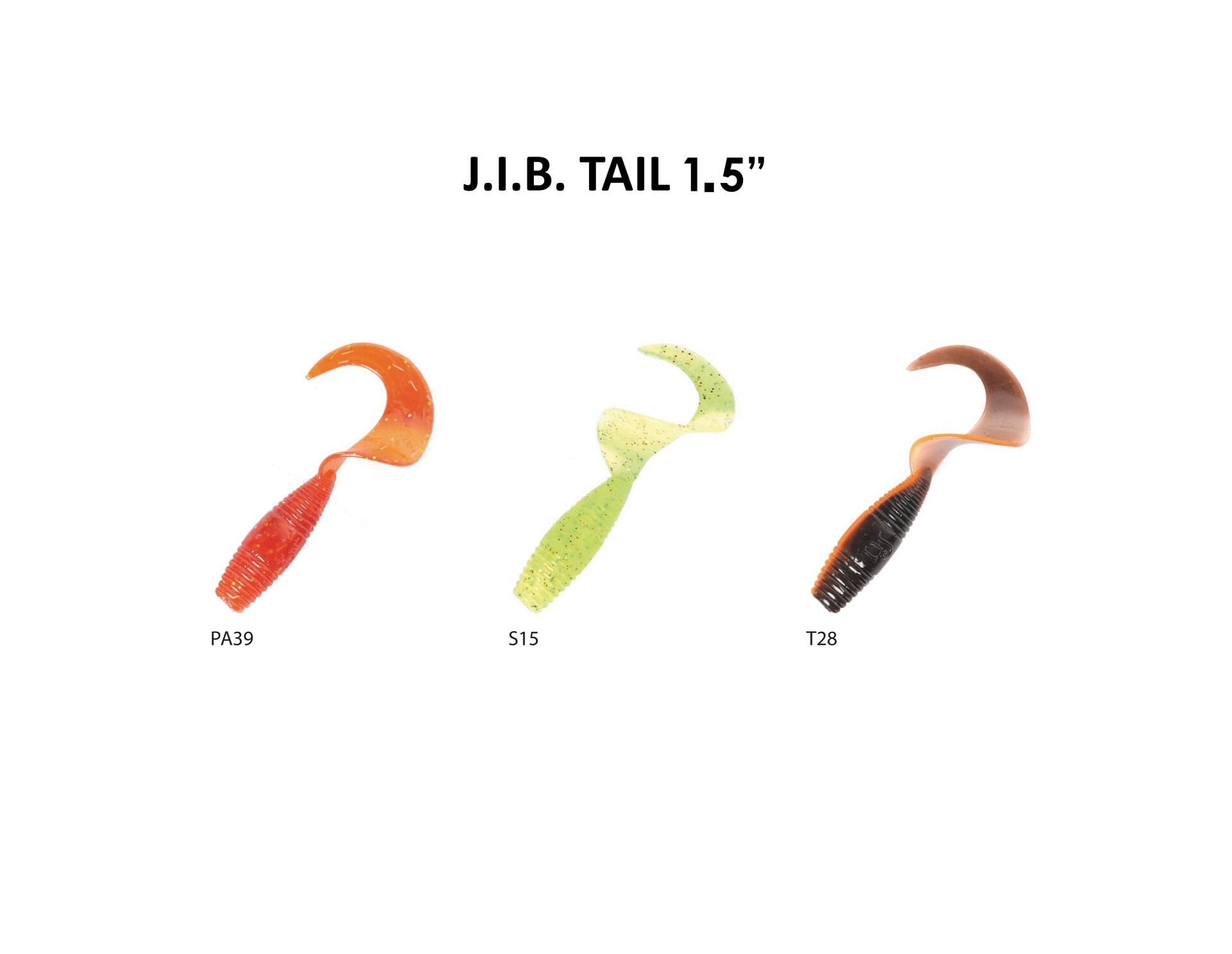 Lucky John J.I.B. TAIL 1.5'' 3.8cm Lrf Silikon Yem