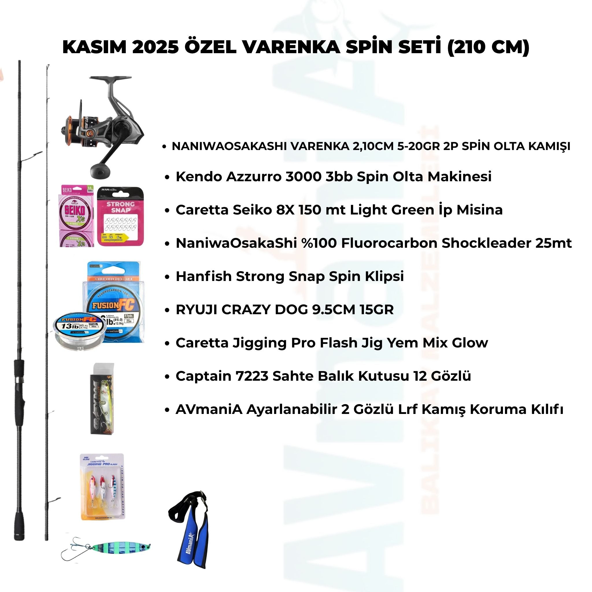KASIM 2025 ÖZEL VARENKA SPİN SETİ (210 CM)