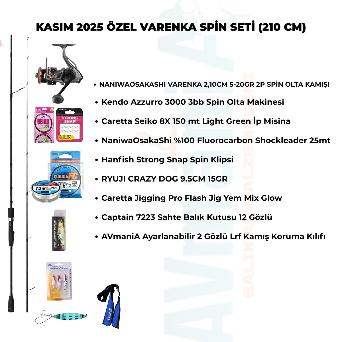 KASIM 2025 ÖZEL VARENKA SPİN SETİ (210 CM)