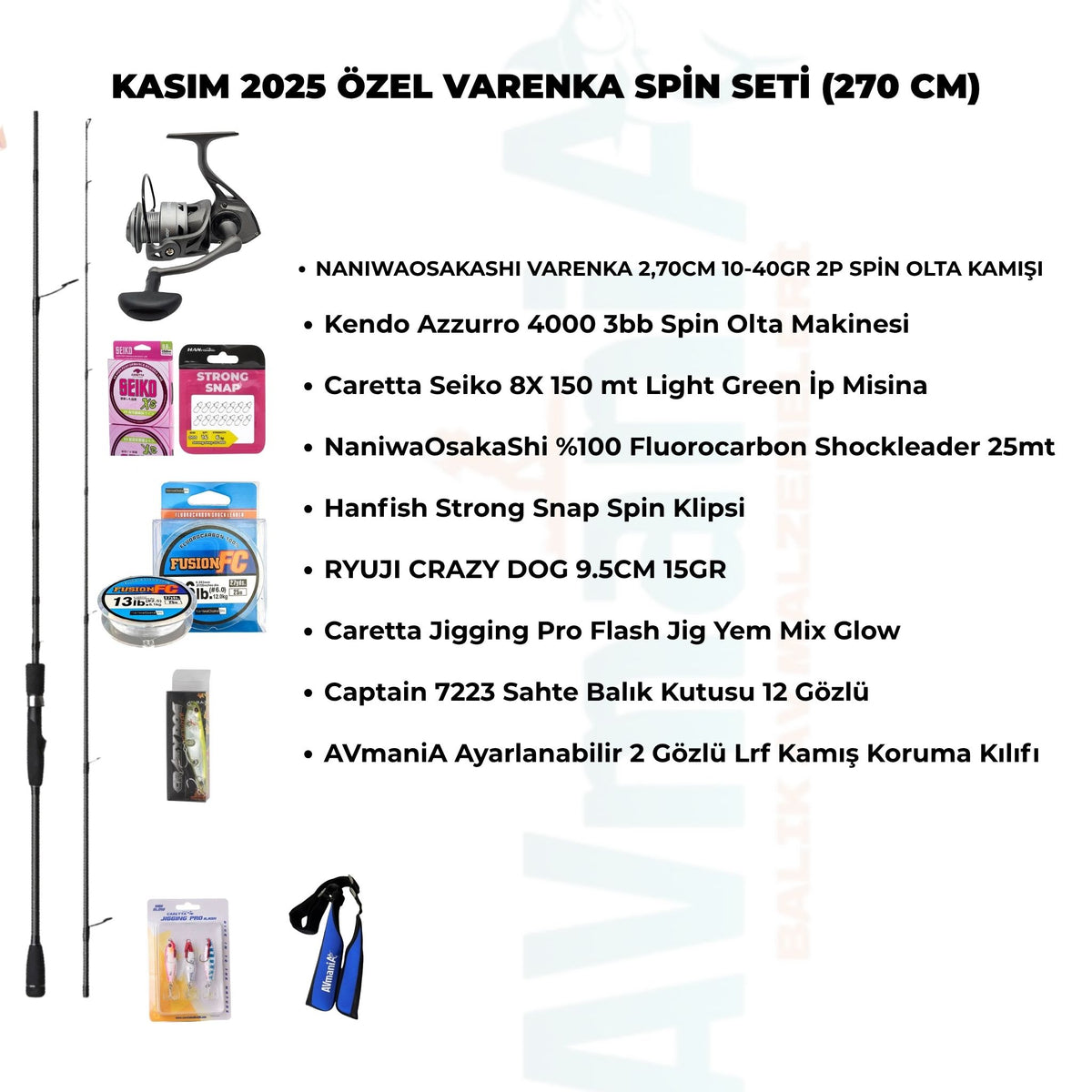 KASIM 2025 ÖZEL VARENKA SPİN SETİ (270 CM)