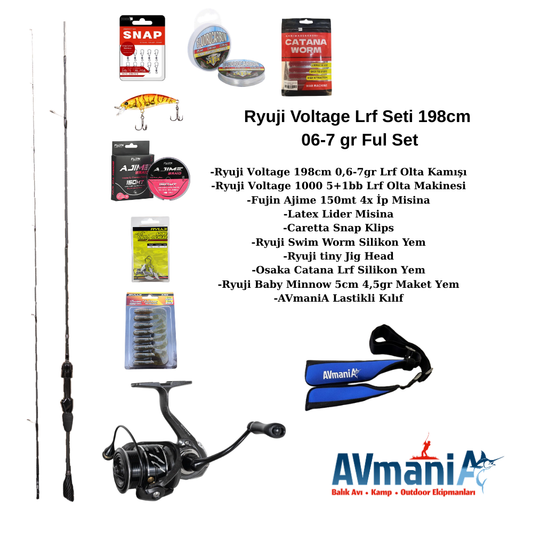 Lrf ile Başlıyorum Olta Seti Full Kadro 198cm 0,6-7gr