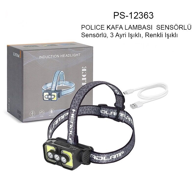 POLICE KAFA LAMBASI SENSÖRLÜ PS-12363