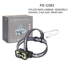 POLICE KAFA LAMBASI SENSÖRLÜ PS-12363
